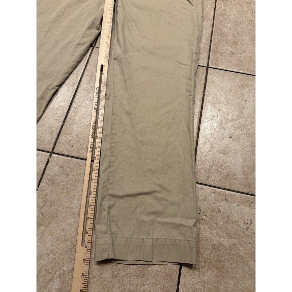 Vintage Polo Ralph Lauren Chino Pants Mens 38x30 Khaki Cotton Business Casual - Picture 6 of 7